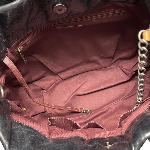 💎✨Authentic✨💎 Chanel Leather In the Mix 2way Hand-ground shoulder bag - Picture 13 of 16